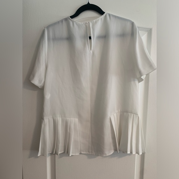 ZARA Blouse with Pleated Bottom - Picture 2 of 5